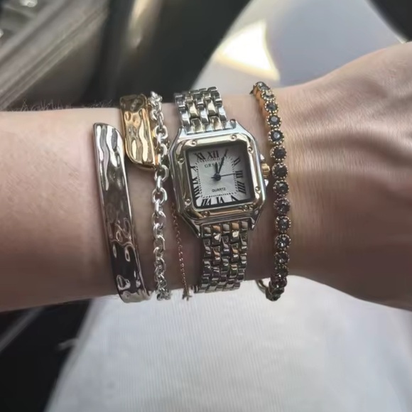 Anthropologie Accessories - Panthere Two-Tone Quartz Watch
